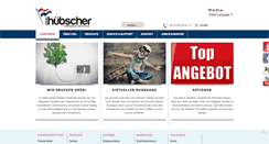 Desktop Screenshot of fahnen-huebscher.de